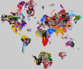 Pixels World War (Partial Anarchy)